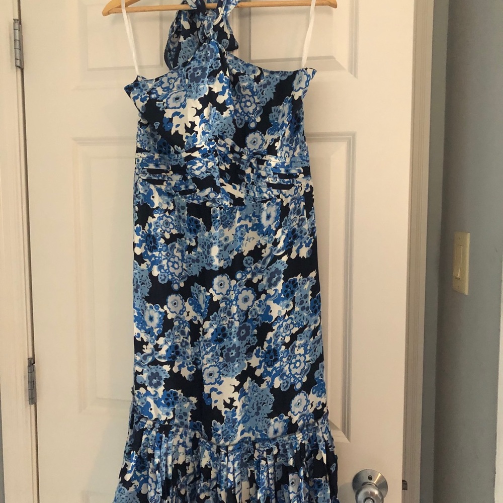 Tory Burch floral halter dress - size 10